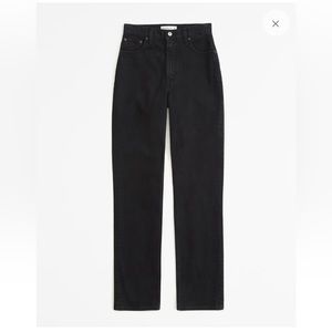 Abercrombie & Fitch Women's High Rise Black Jeans